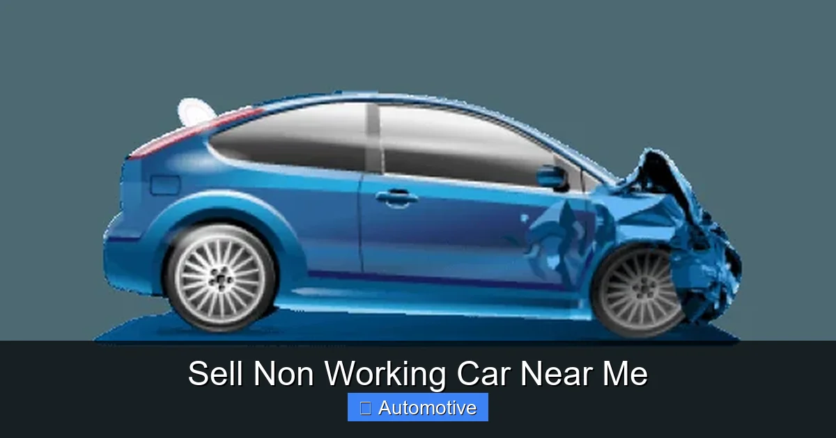 Sell Non Working Car Near Me
