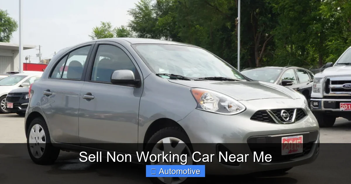 Sell Non Working Car Near Me