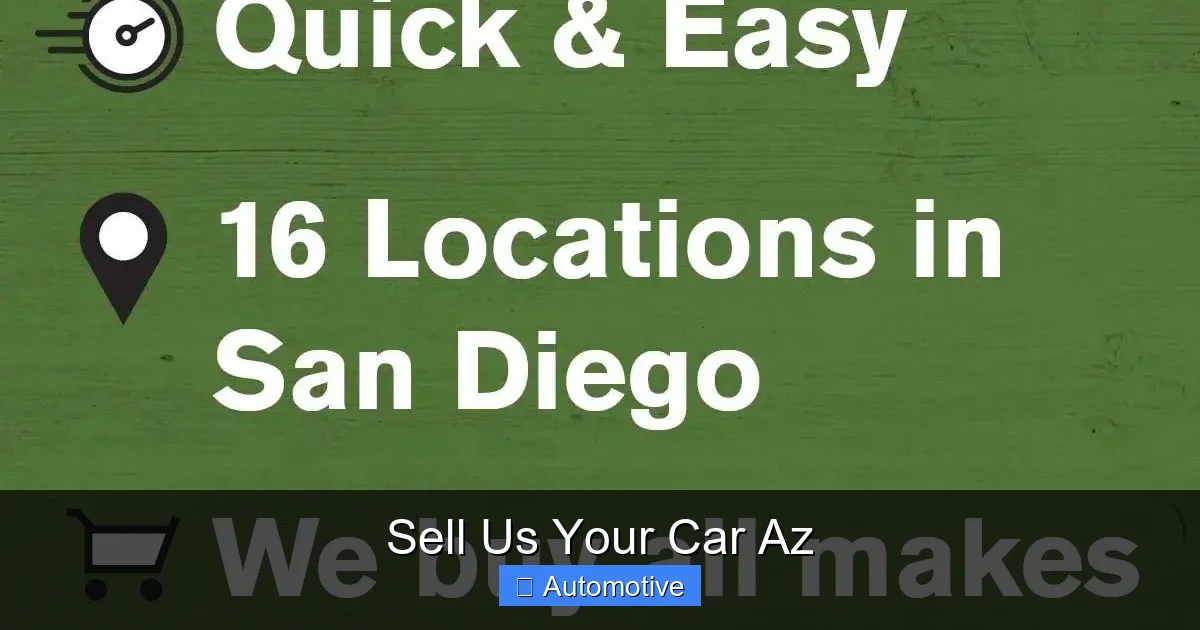 Sell Us Your Car Az