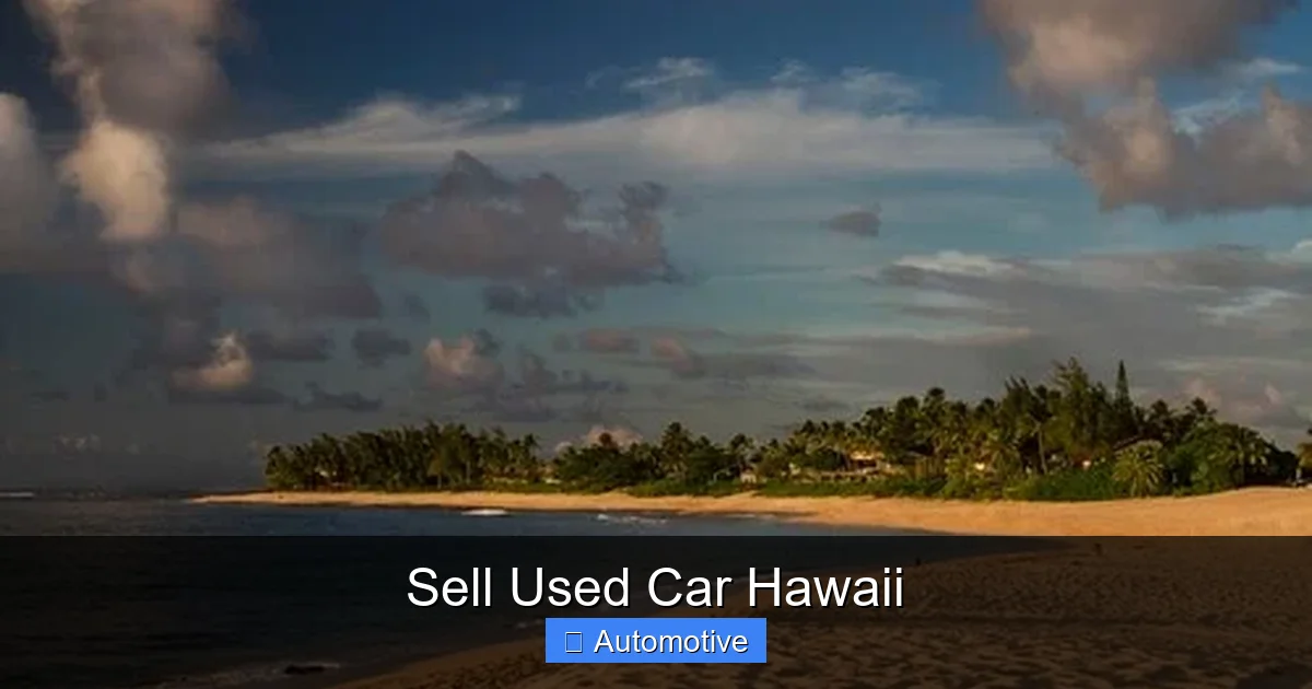 Sell Used Car Hawaii