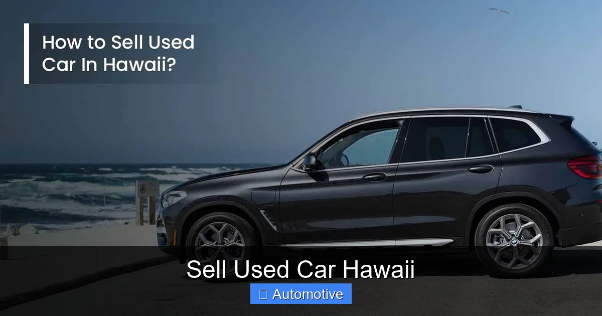 Sell Used Car Hawaii
