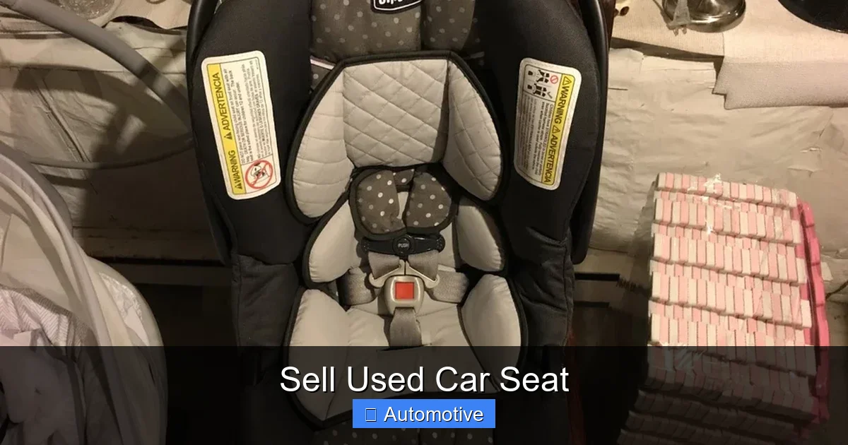 Sell Used Car Seat