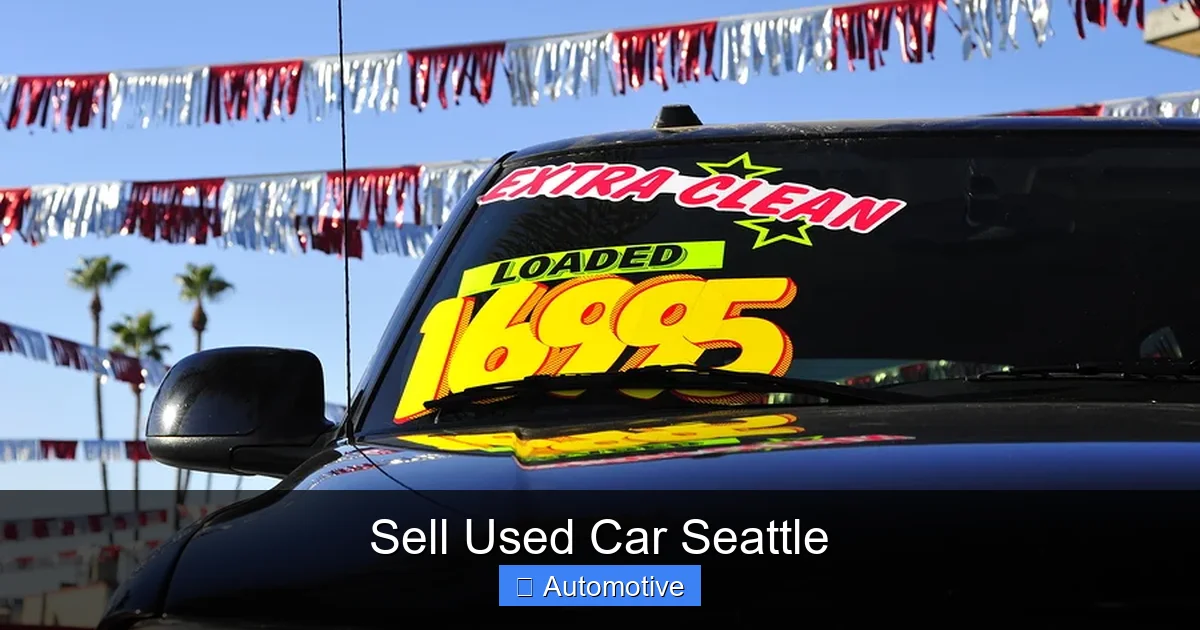 Sell Used Car Seattle