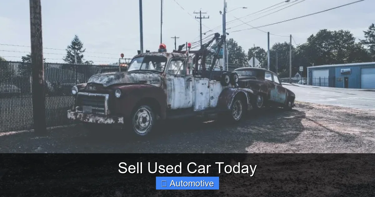 Sell Used Car Today