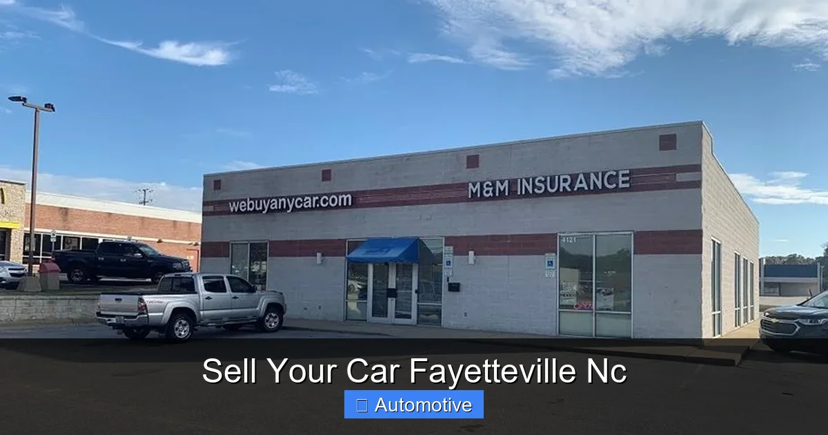 Sell Your Car Fayetteville Nc