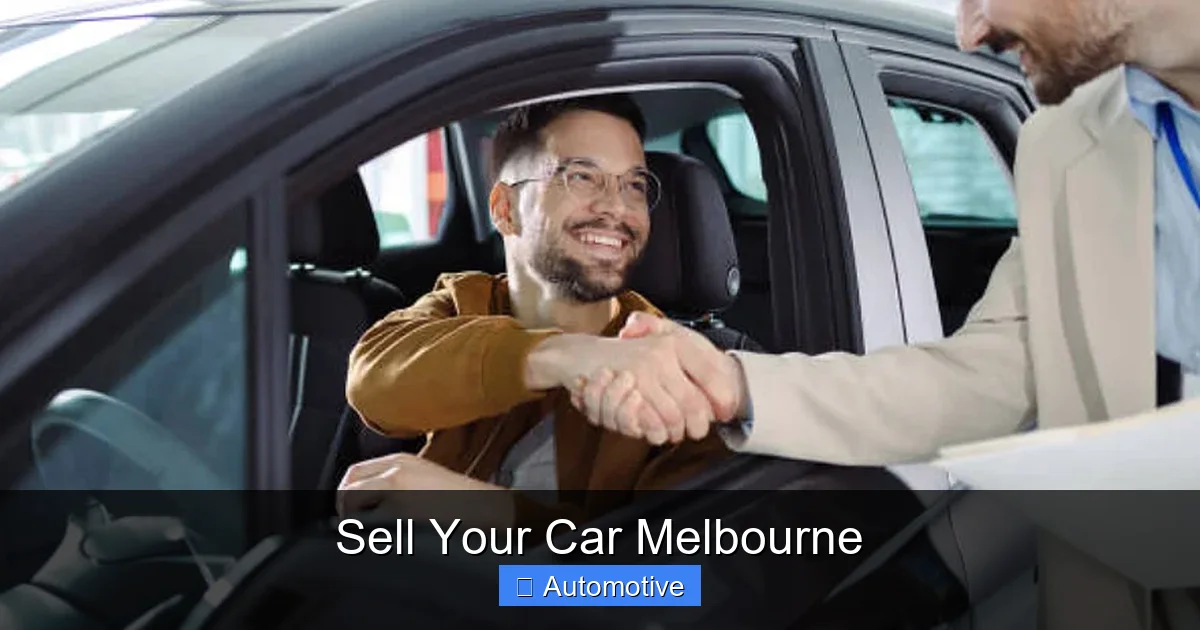 Sell Your Car Melbourne
