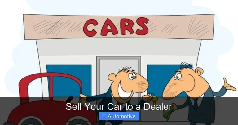 Sell Your Car to a Dealer