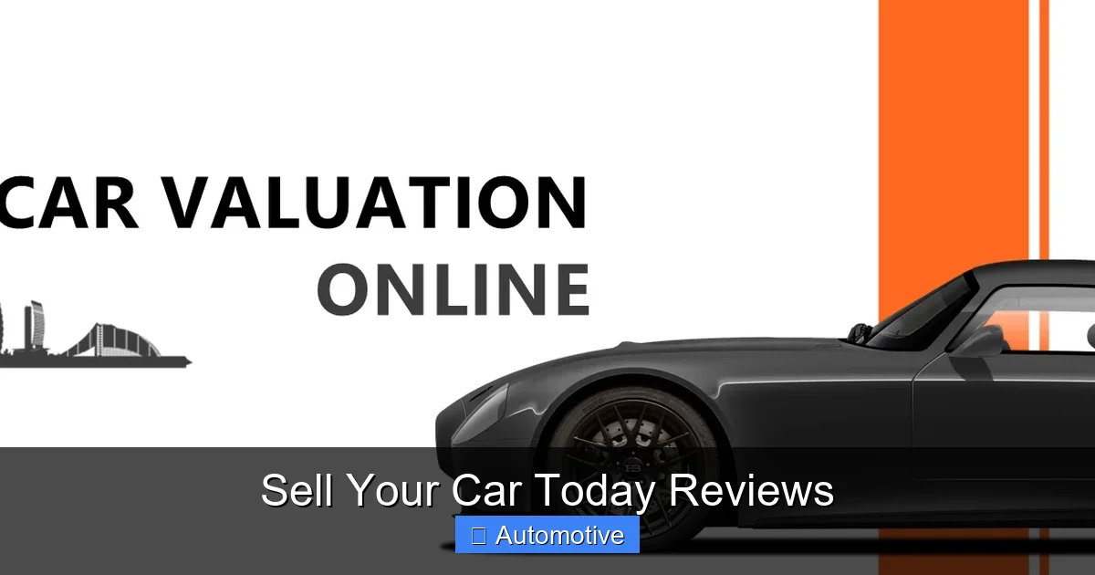 Sell Your Car Today Reviews
