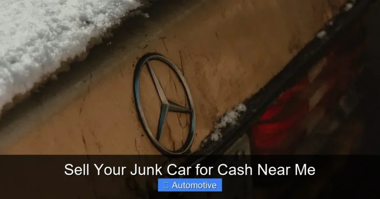 Sell Your Junk Car for Cash Near Me