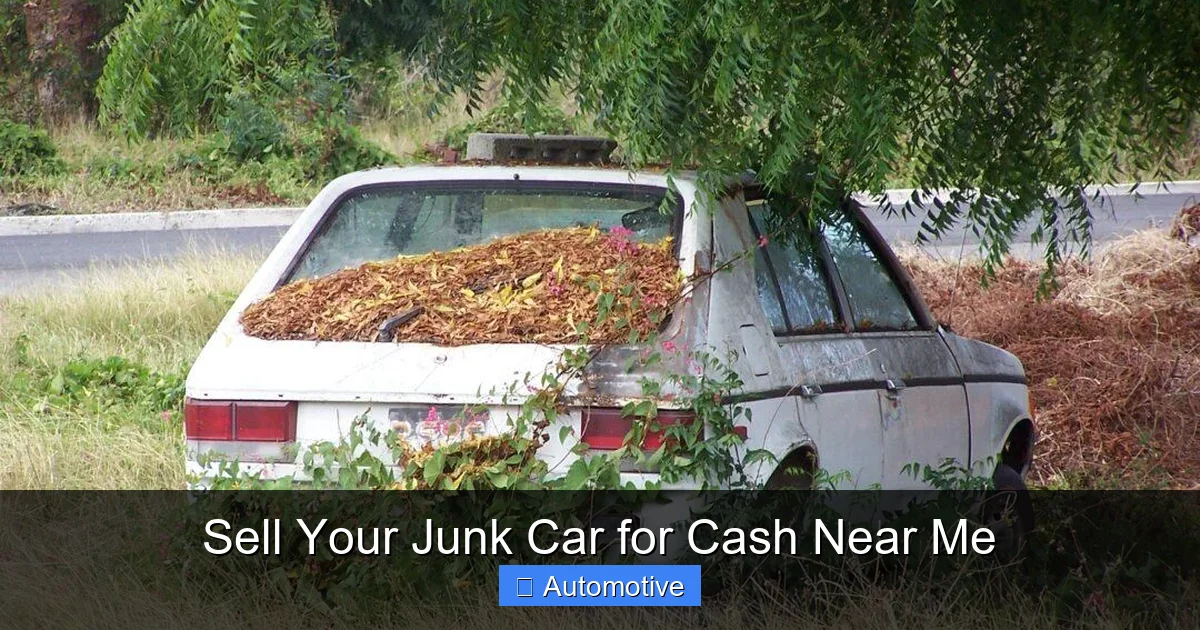Sell Your Junk Car for Cash Near Me