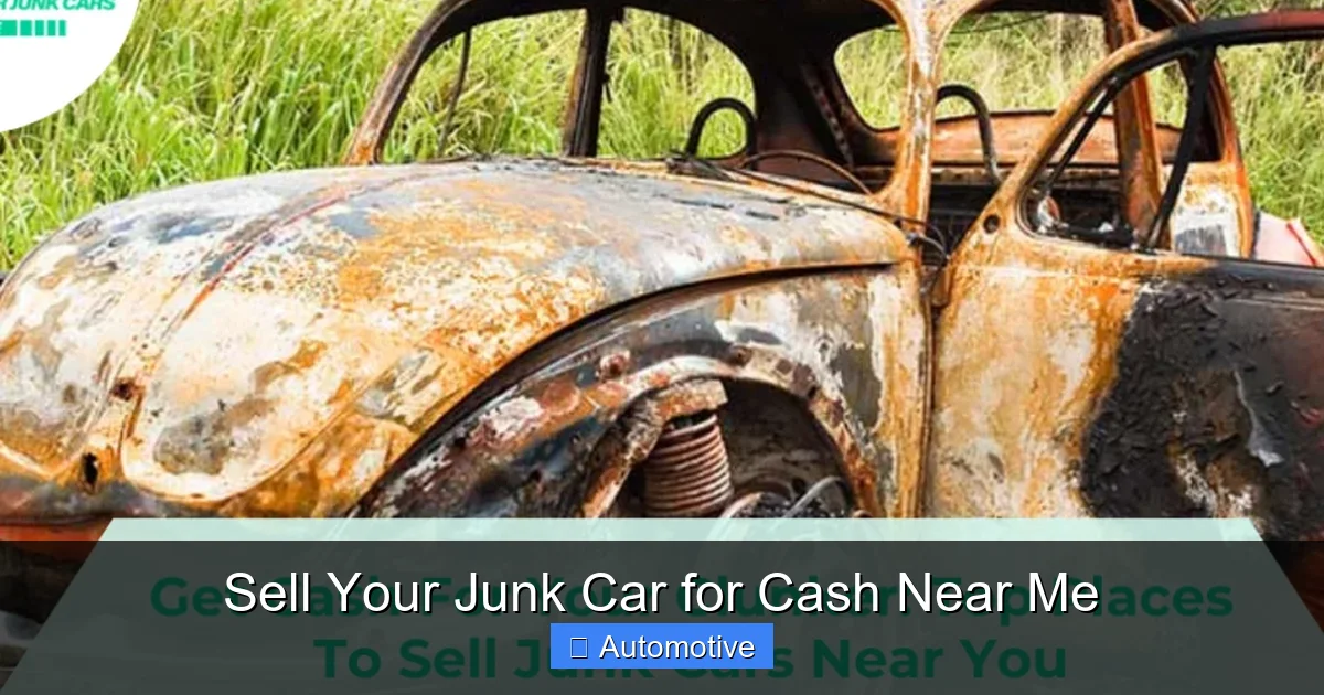 Sell Your Junk Car for Cash Near Me
