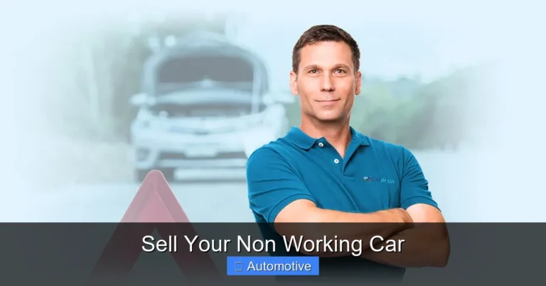 Sell Your Non Working Car