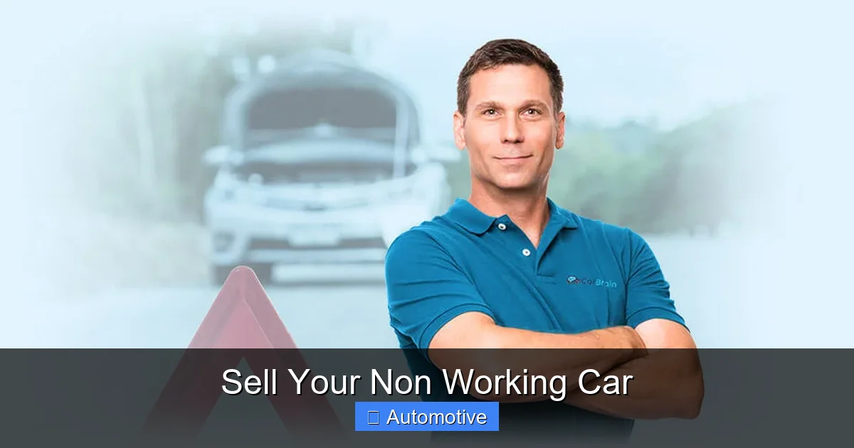 Sell Your Non Working Car