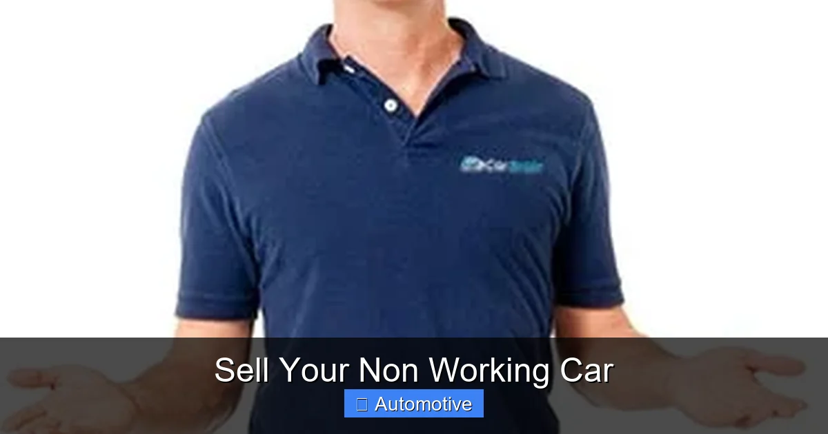 Sell Your Non Working Car