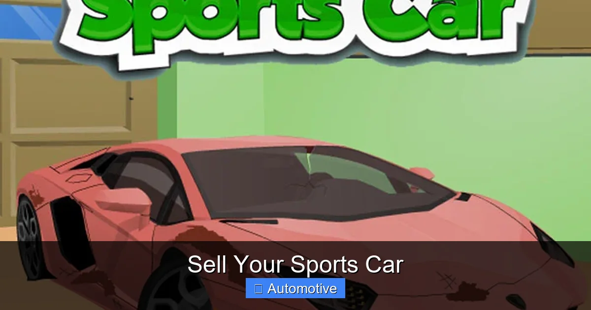 Sell Your Sports Car