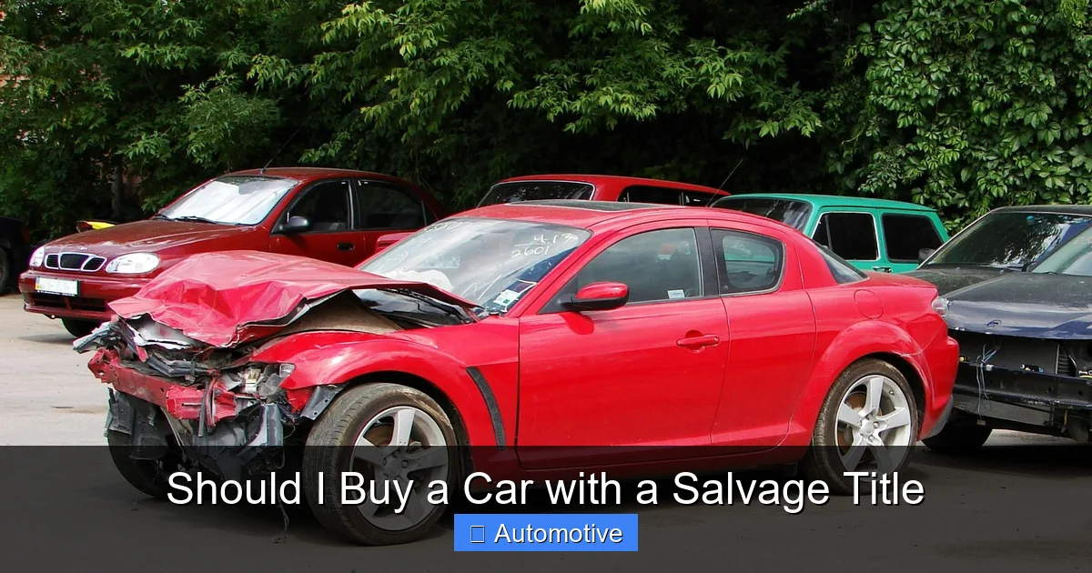 Should I Buy a Car with a Salvage Title