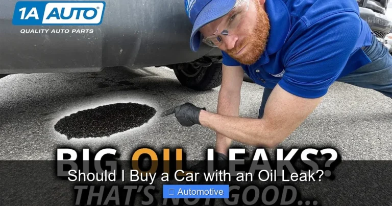 Should I Buy a Car with an Oil Leak?