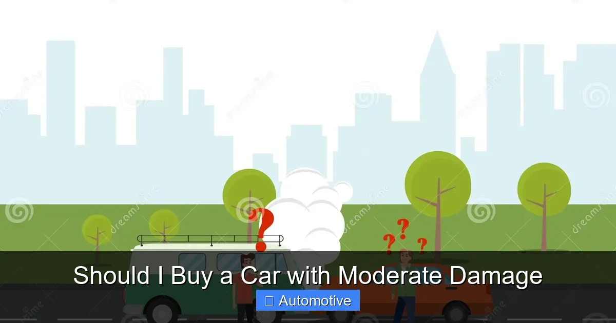 Should I Buy a Car with Moderate Damage