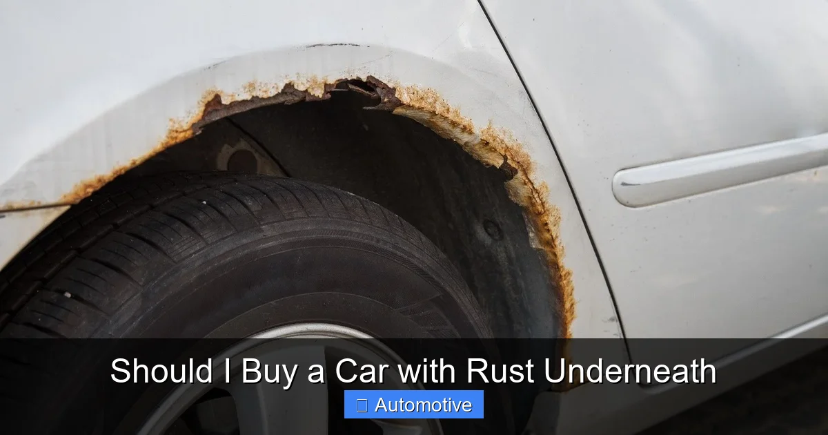 Should I Buy a Car with Rust Underneath