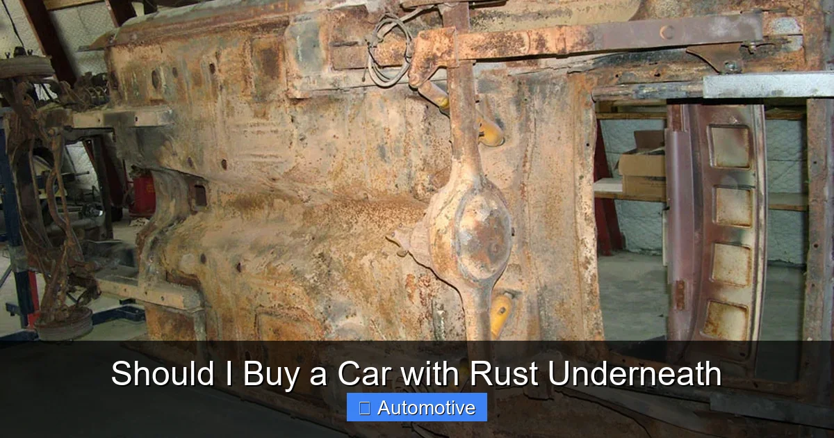 Should I Buy a Car with Rust Underneath