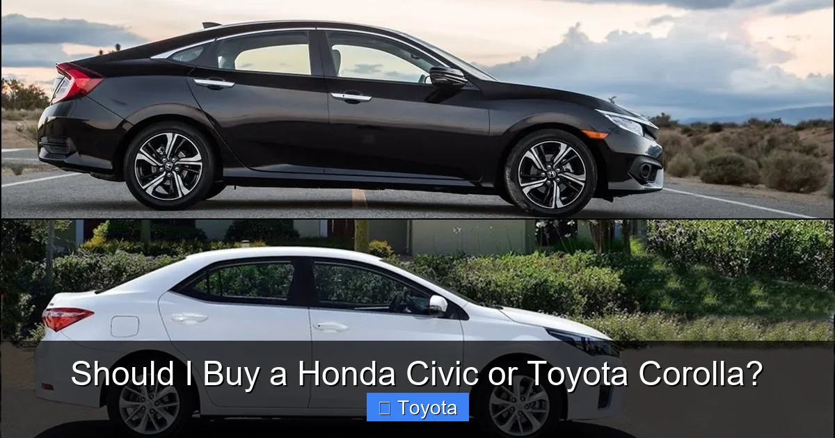 Should I Buy a Honda Civic or Toyota Corolla?
