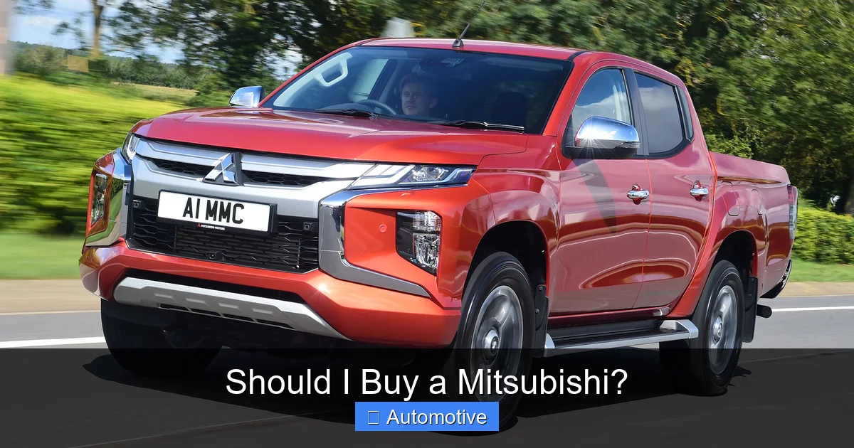 Should I Buy a Mitsubishi?