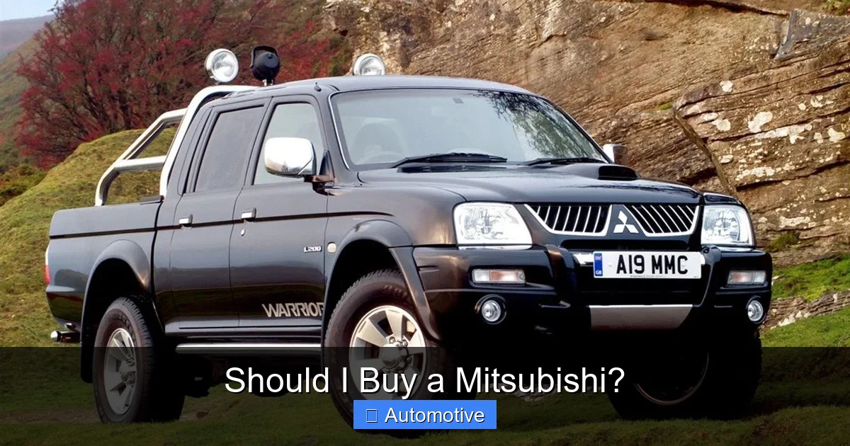 Should I Buy a Mitsubishi?
