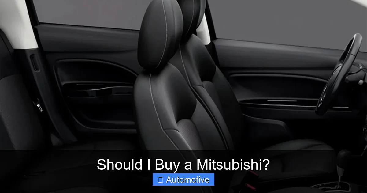 Should I Buy a Mitsubishi?