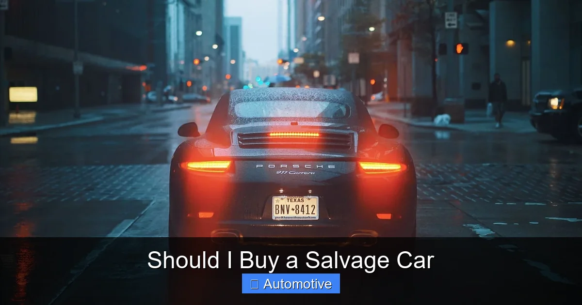 Should I Buy a Salvage Car