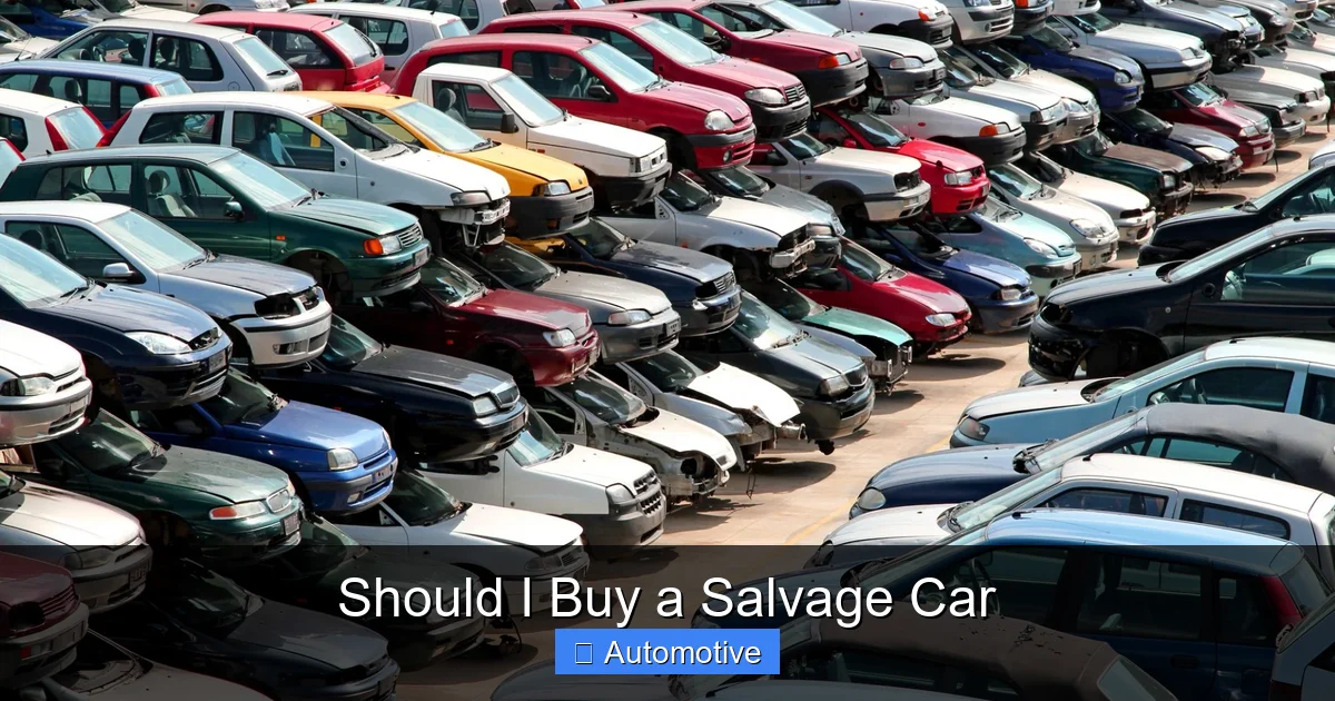 Should I Buy a Salvage Car