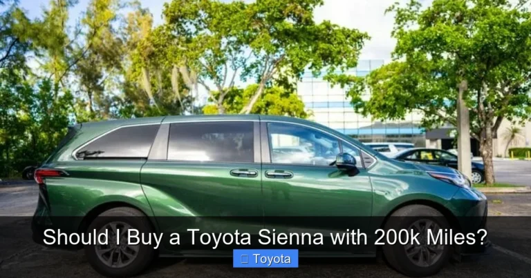 Should I Buy a Toyota Sienna with 200k Miles?