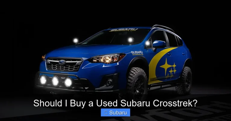 Should I Buy a Used Subaru Crosstrek?