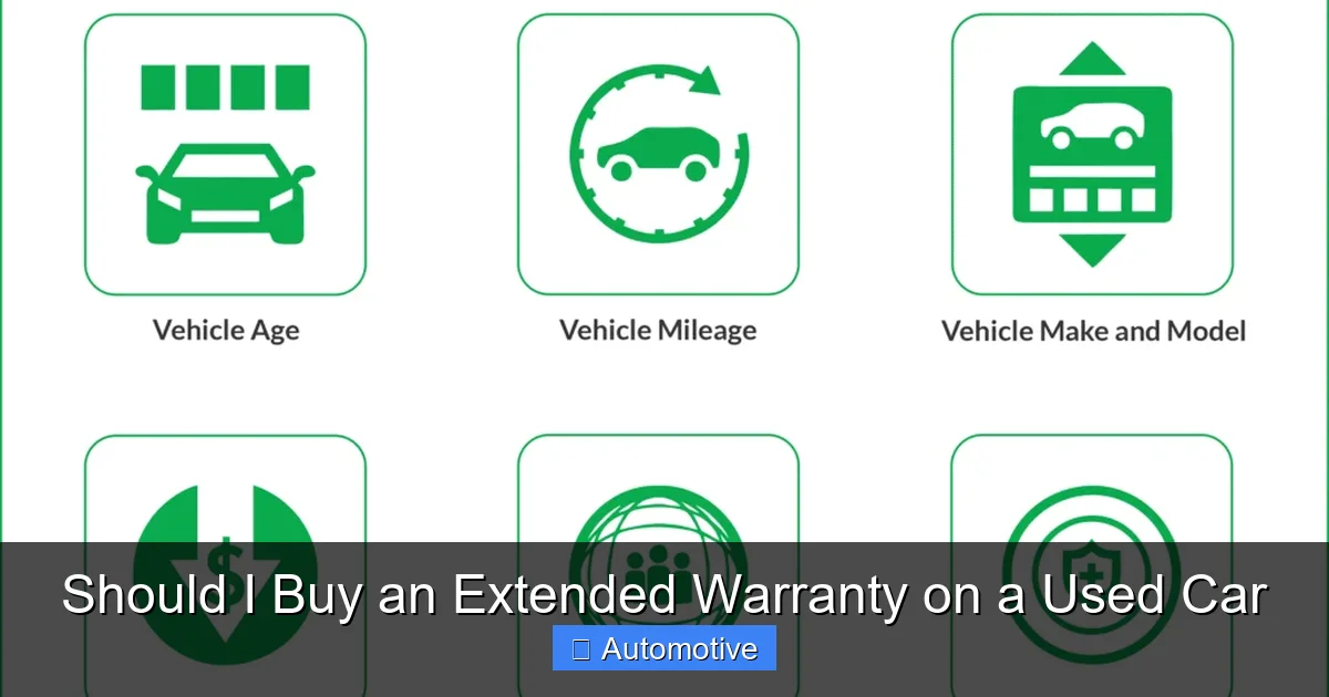 Should I Buy an Extended Warranty on a Used Car