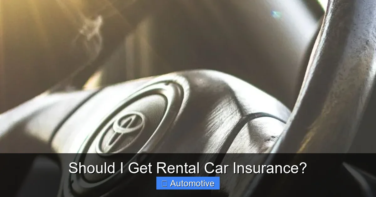Should I Get Rental Car Insurance?