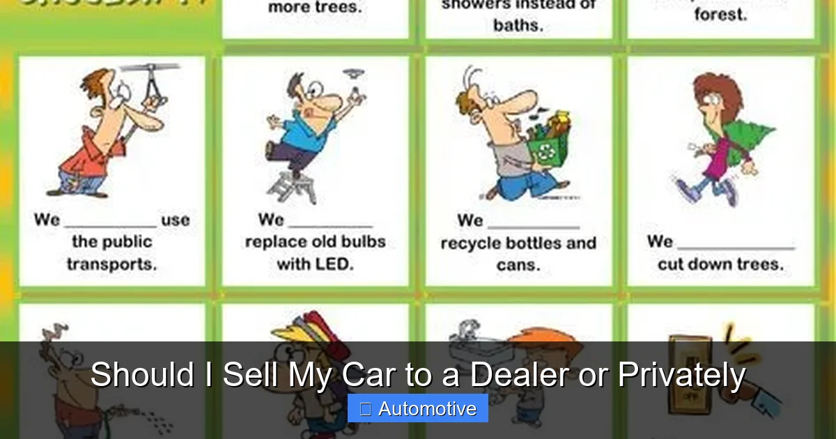 Should I Sell My Car to a Dealer or Privately