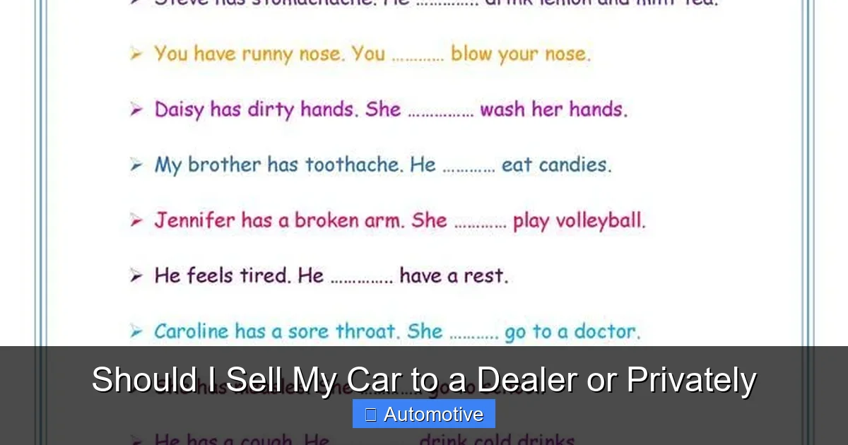 Should I Sell My Car to a Dealer or Privately