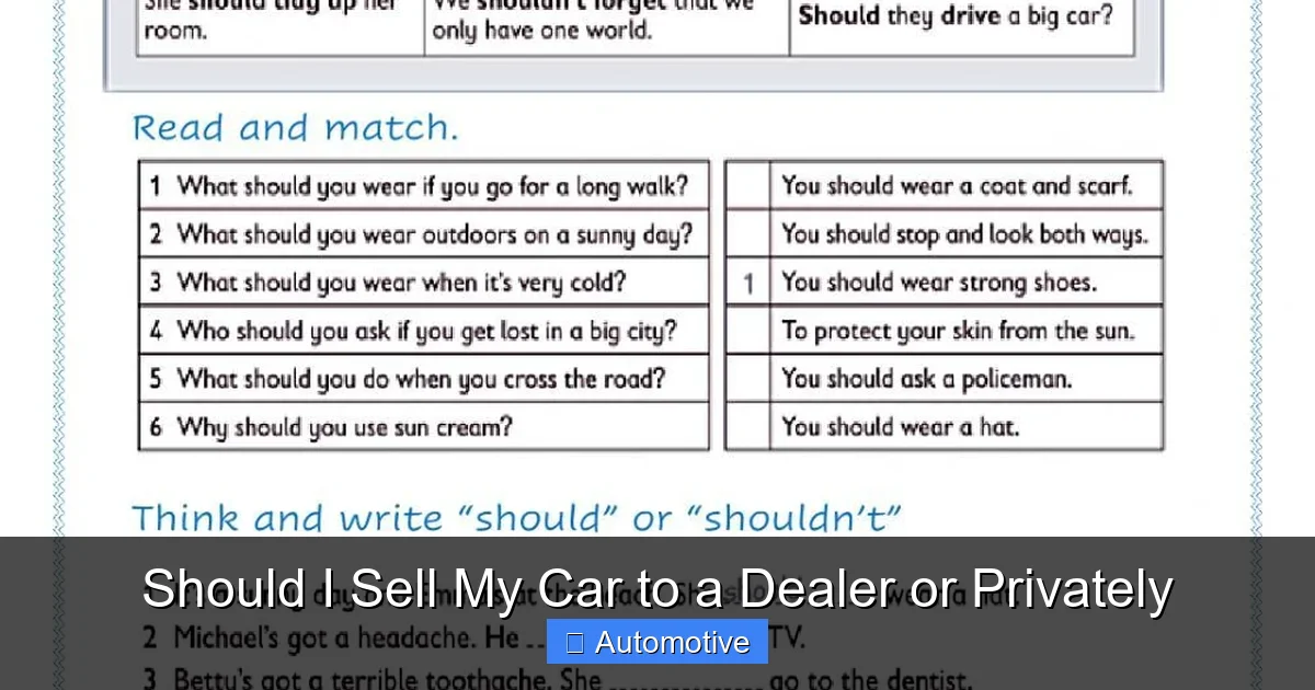 Should I Sell My Car to a Dealer or Privately