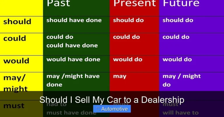 Should I Sell My Car to a Dealership