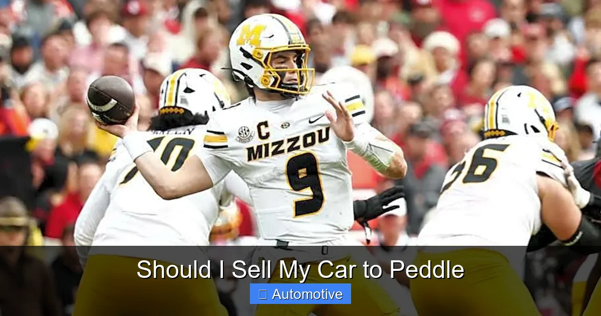 Should I Sell My Car to Peddle