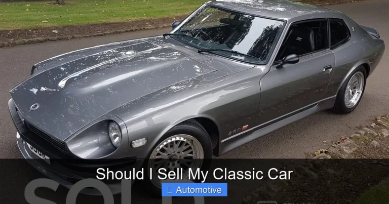 Should I Sell My Classic Car