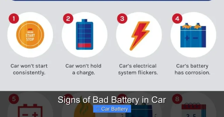 Signs of Bad Battery in Car