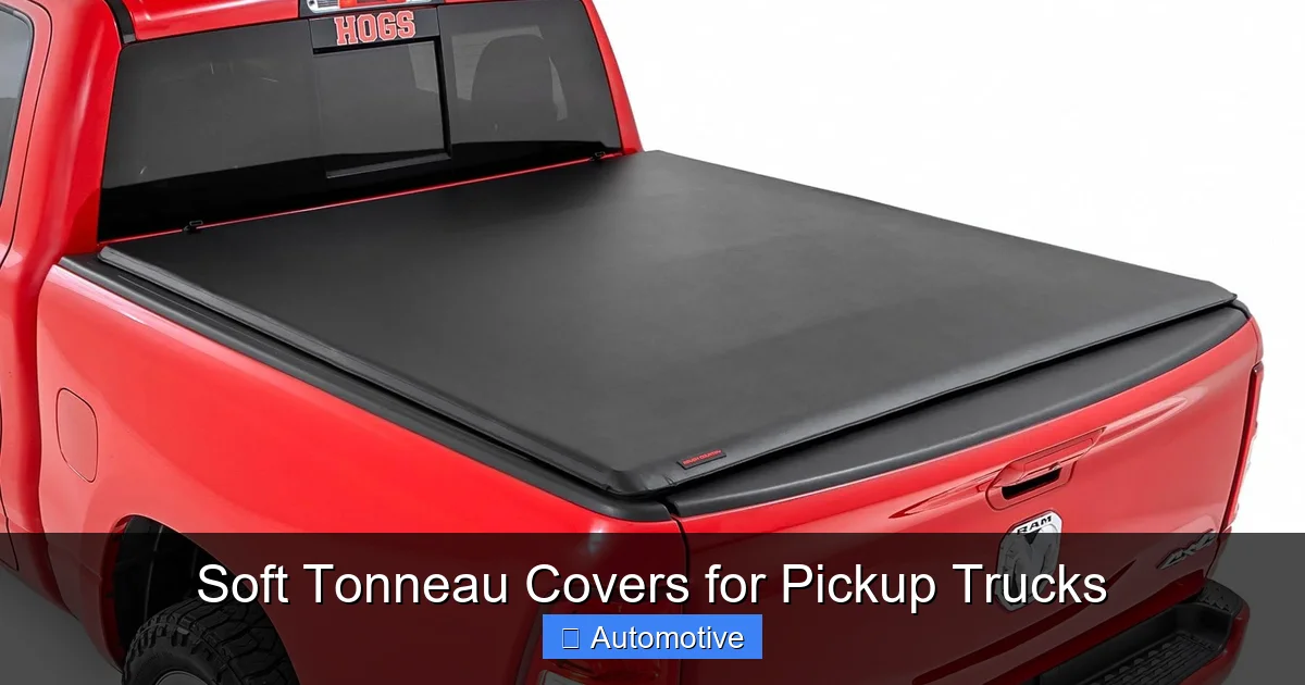 Soft Tonneau Covers for Pickup Trucks