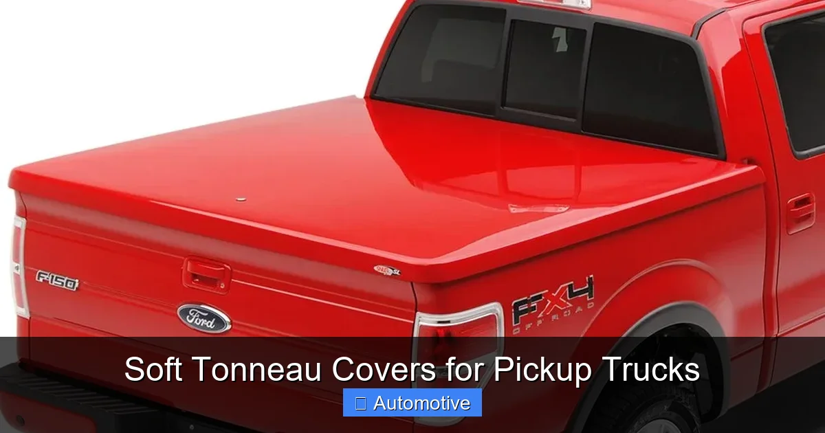 Soft Tonneau Covers for Pickup Trucks