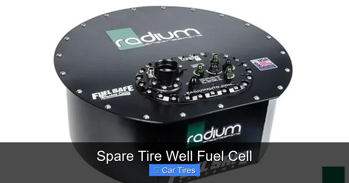 Spare Tire Well Fuel Cell