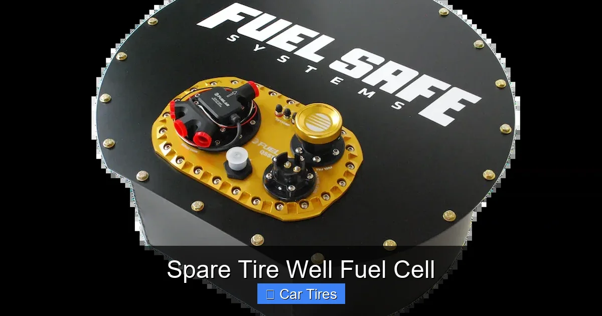 Spare Tire Well Fuel Cell