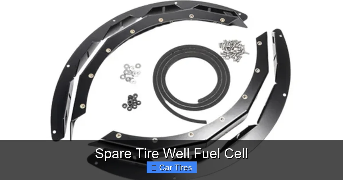 Spare Tire Well Fuel Cell