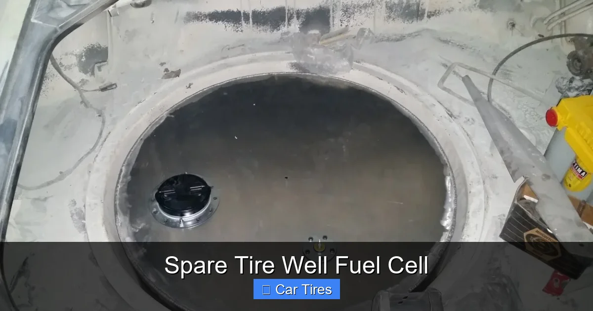 Spare Tire Well Fuel Cell
