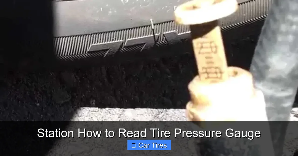 Station How to Read Tire Pressure Gauge