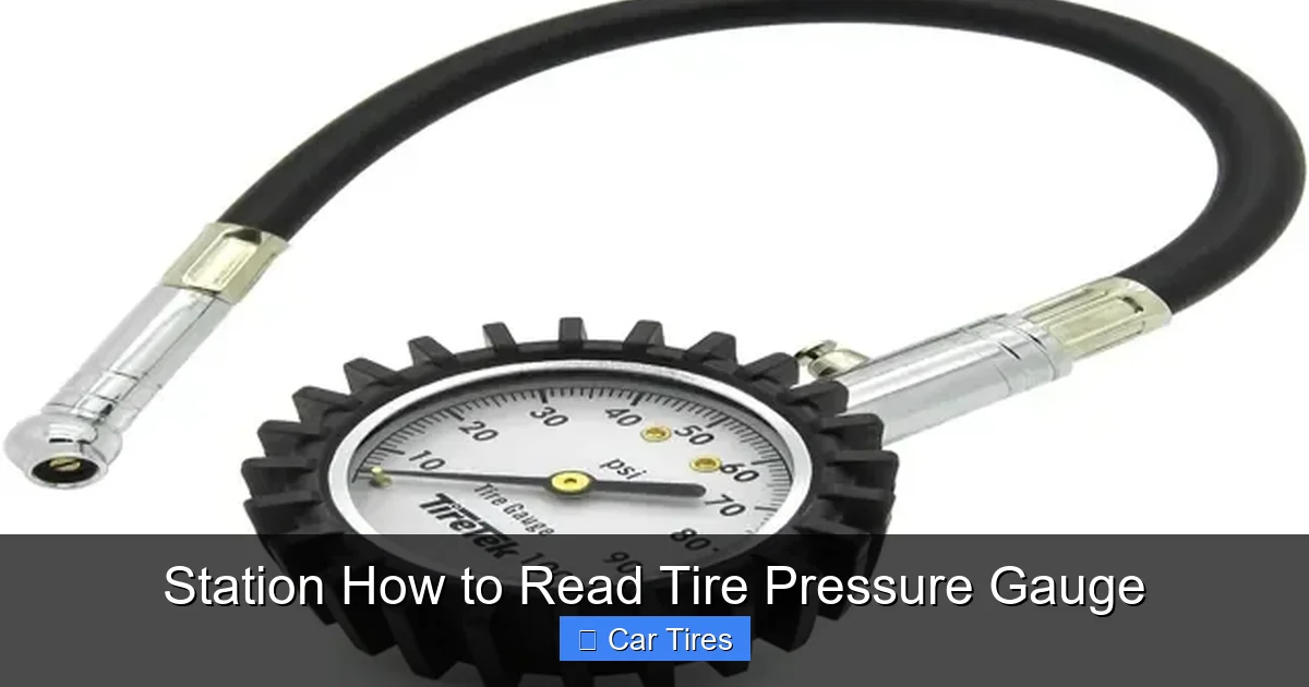 Station How to Read Tire Pressure Gauge