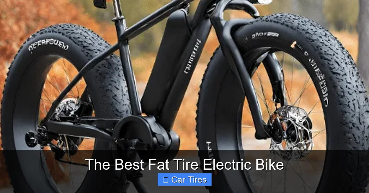 The Best Fat Tire Electric Bike